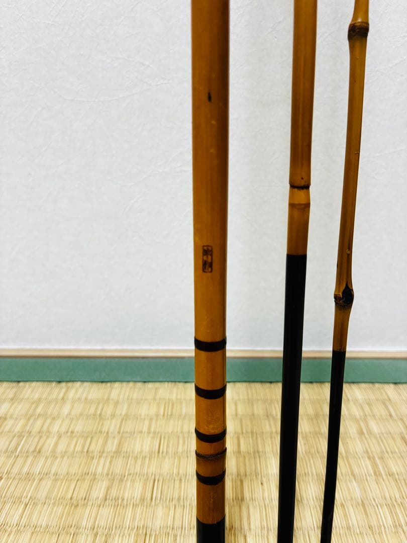 釣竿　ハゼ釣り　竿作　中通し手元竿