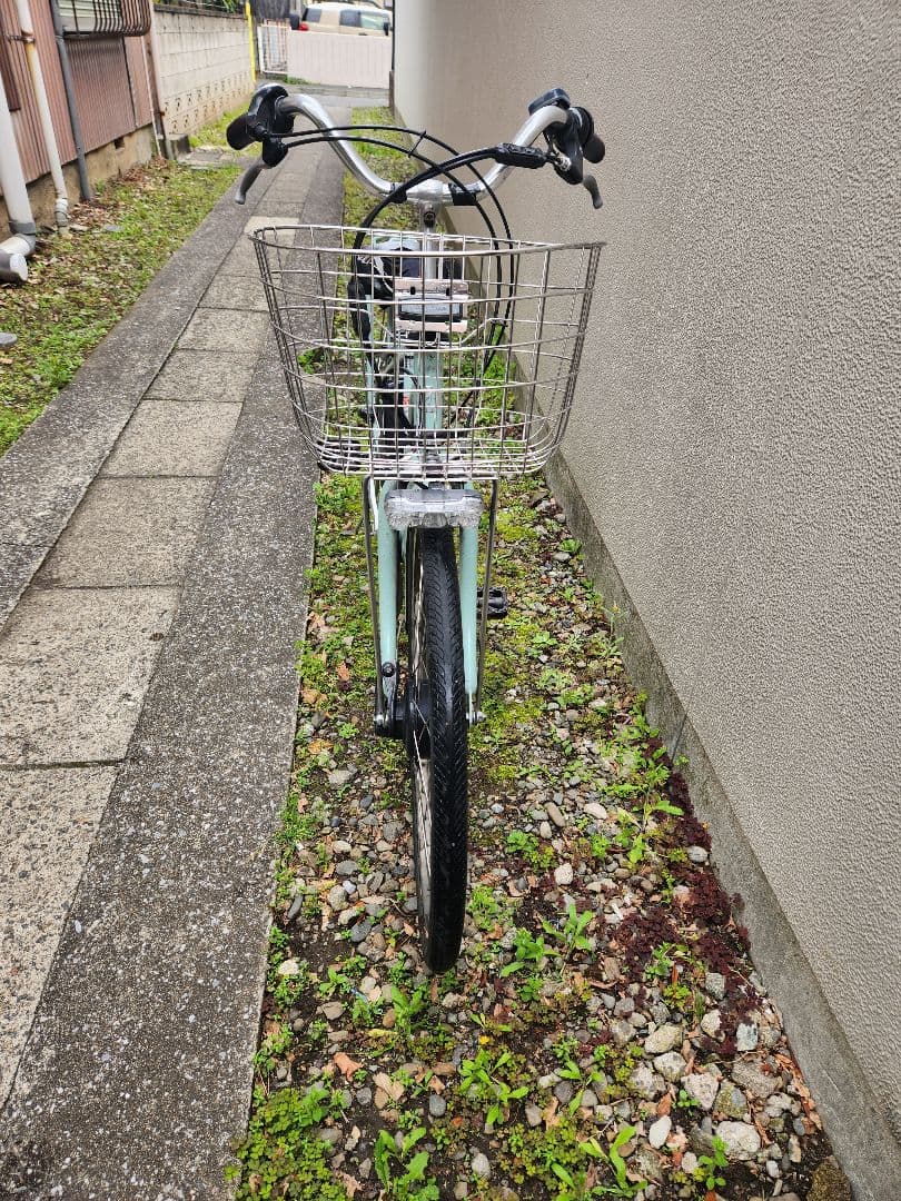 ブリジストンミントグリーン 電動アシスト自転車 シティタイプ