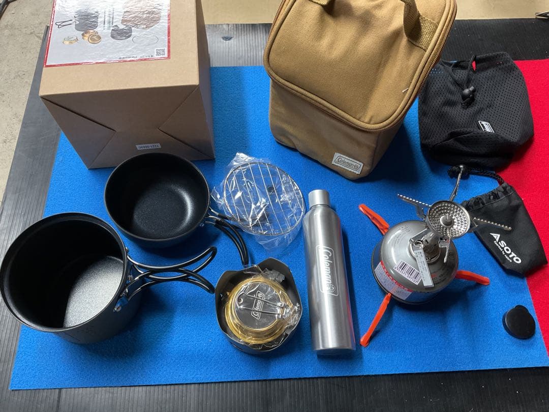 Coleman 新品コンパクトアルミクッカーセット&新品アミカスダブルセット