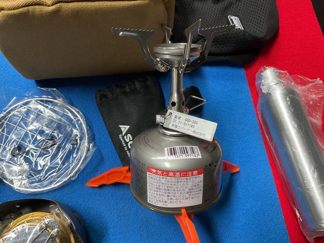 Coleman 新品コンパクトアルミクッカーセット&新品アミカスダブルセット