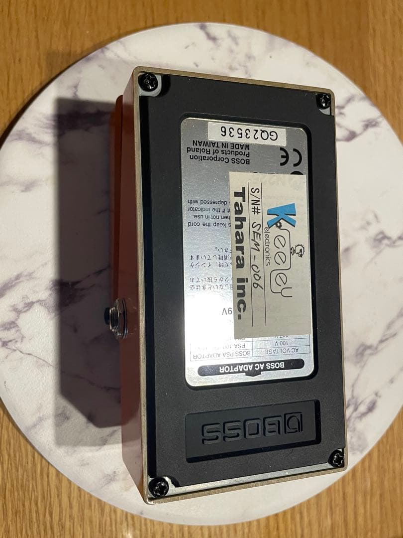 初期ロゴ　シリアル6番　keeley ds-1 seeing eye mod