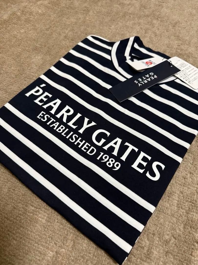 新品PEARLY GATES 半袖モックネック サイズ5