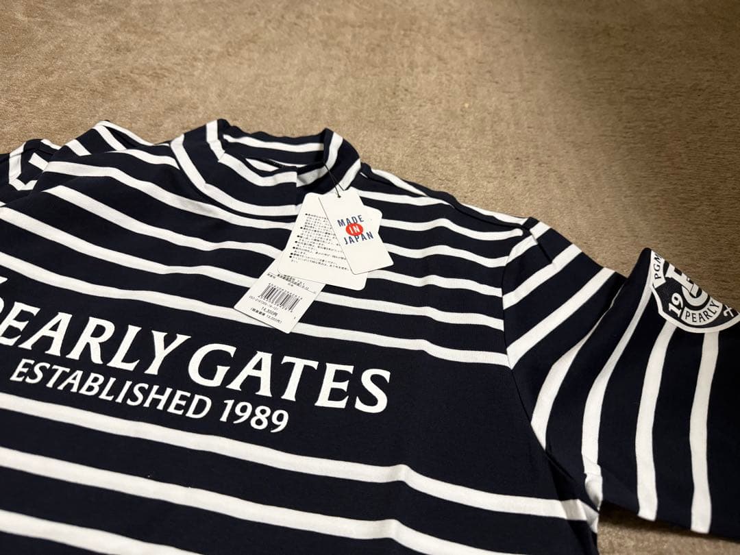 新品PEARLY GATES 半袖モックネック サイズ5