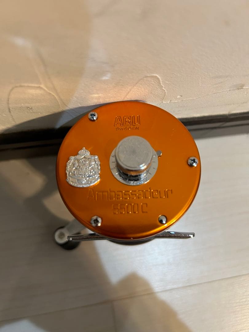 【未使用品】アブガルシア アンバサダー 5500c サンセットオレンジ