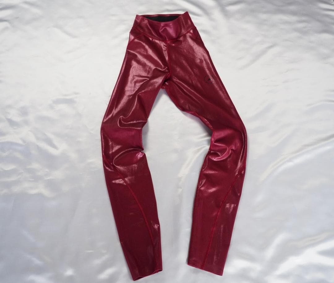 新品 adidas by Stella McCartney シャイニーパンツ S