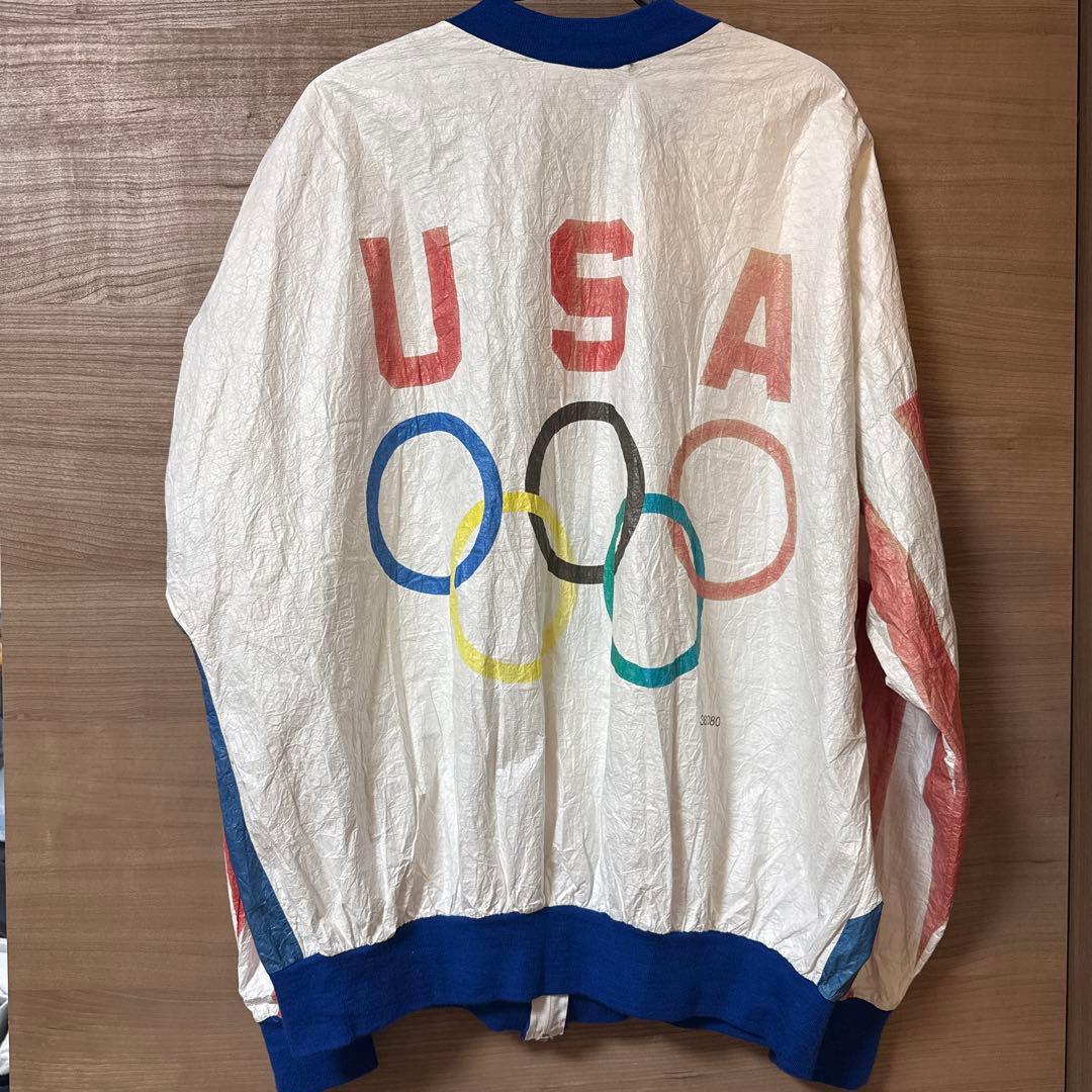 USA希少 アメリカ オリンピック ペーパージャケット ヴィンテージ