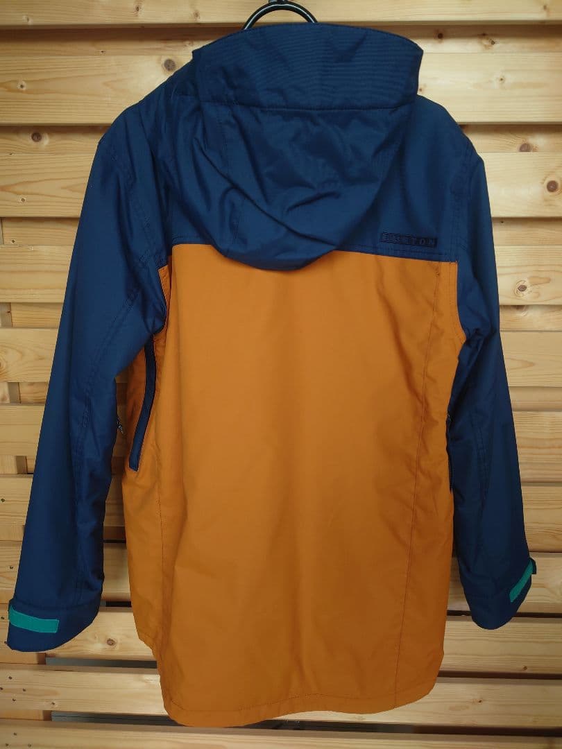 【美品】Burton スノーボードジャケット オレンジ/ネイビー