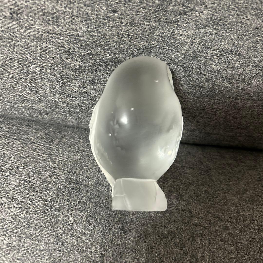 LALIQUE ラリック　ふくろう　クリスタル　シュエットフリソン オブジェ