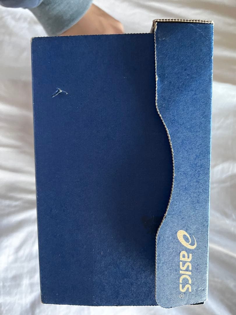 asics スパイクシューズ イエロー ベルクロ　陸上　25.5cm