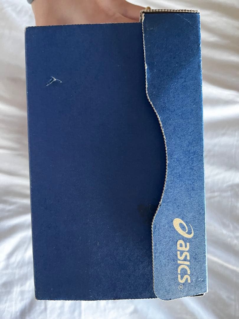 asics スパイクシューズ イエロー ベルクロ　陸上　25.5cm