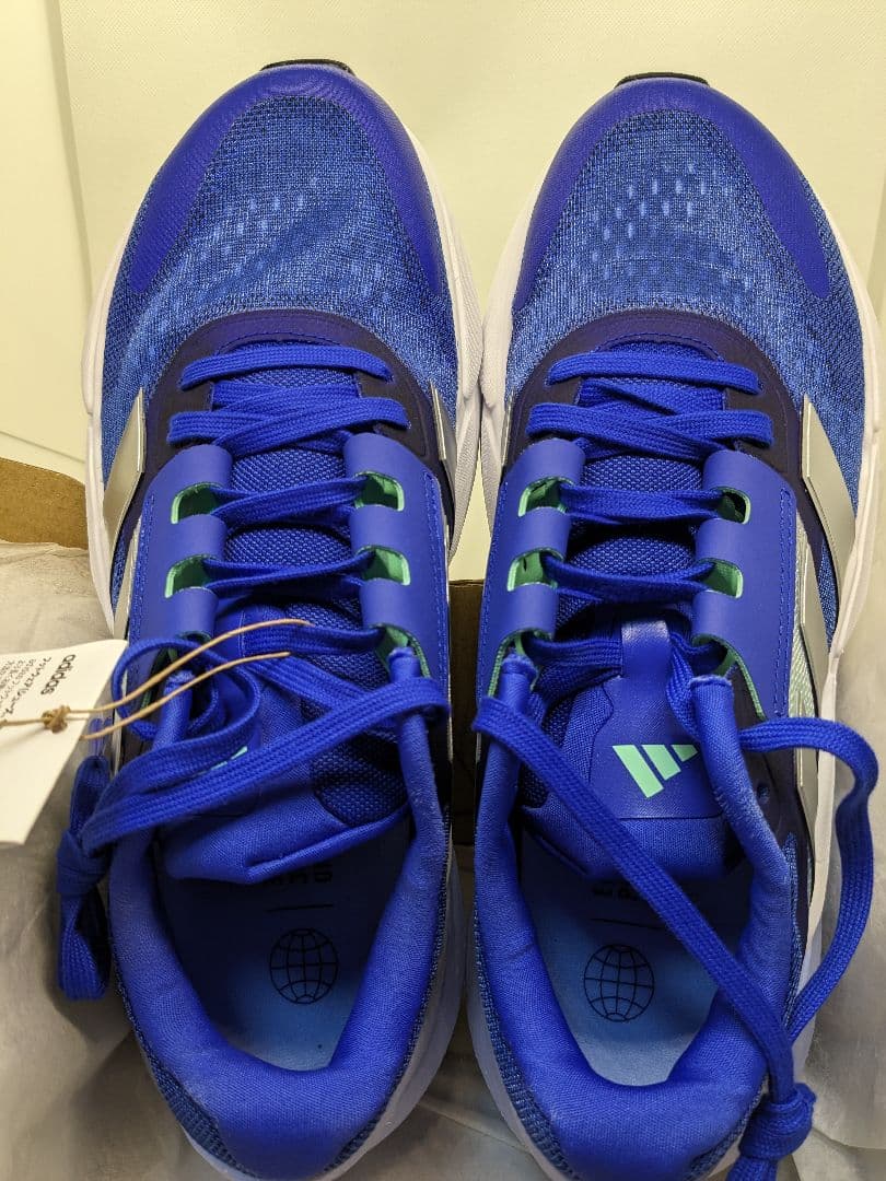 未使用品　adidas　アディスター2　26.0cm　ブルー✕シルバー