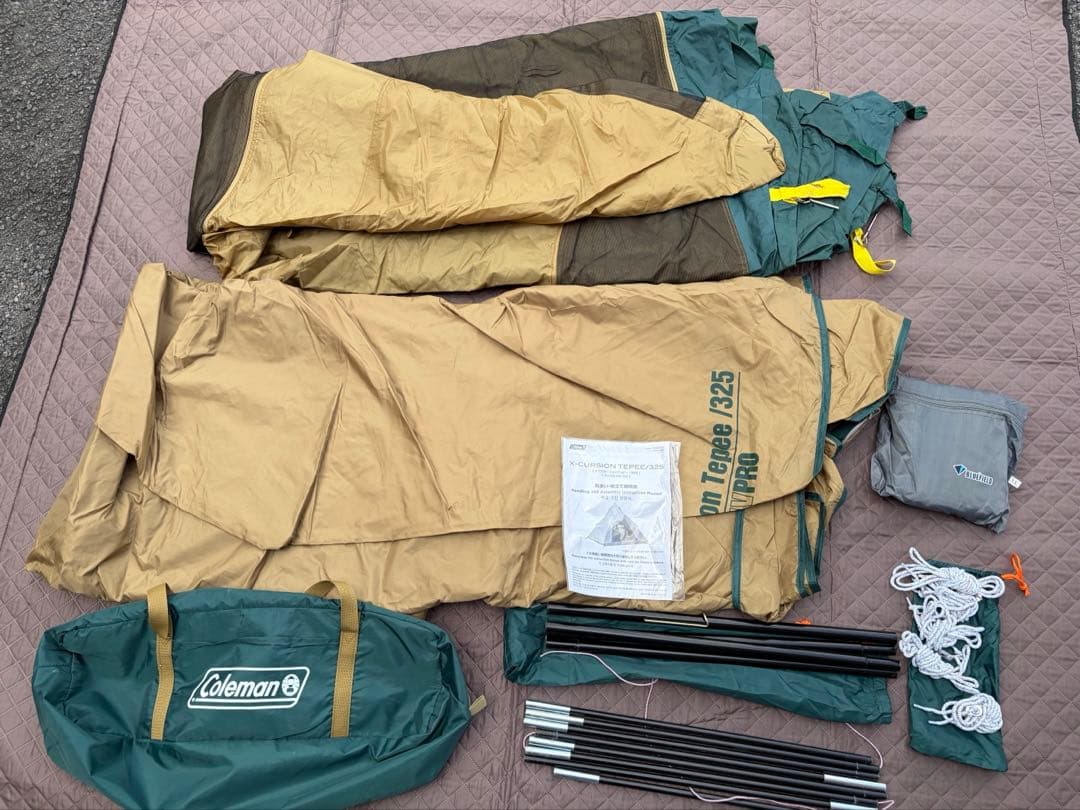 コールマン　X-Cursion Tepee 325 キャンプテント　ジャンク品