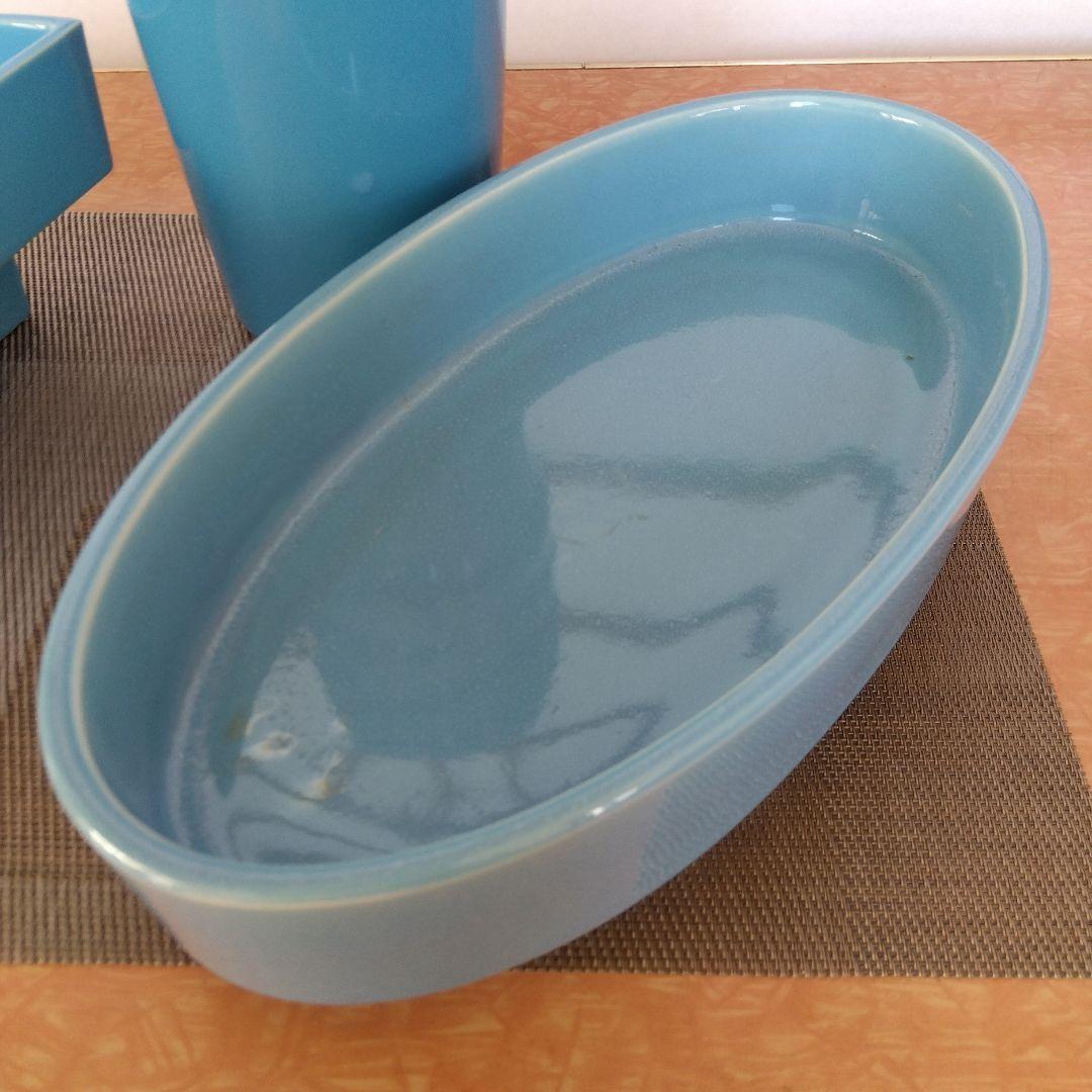 ★小原流 生け花 水色花器三品　 No.山の香10/2