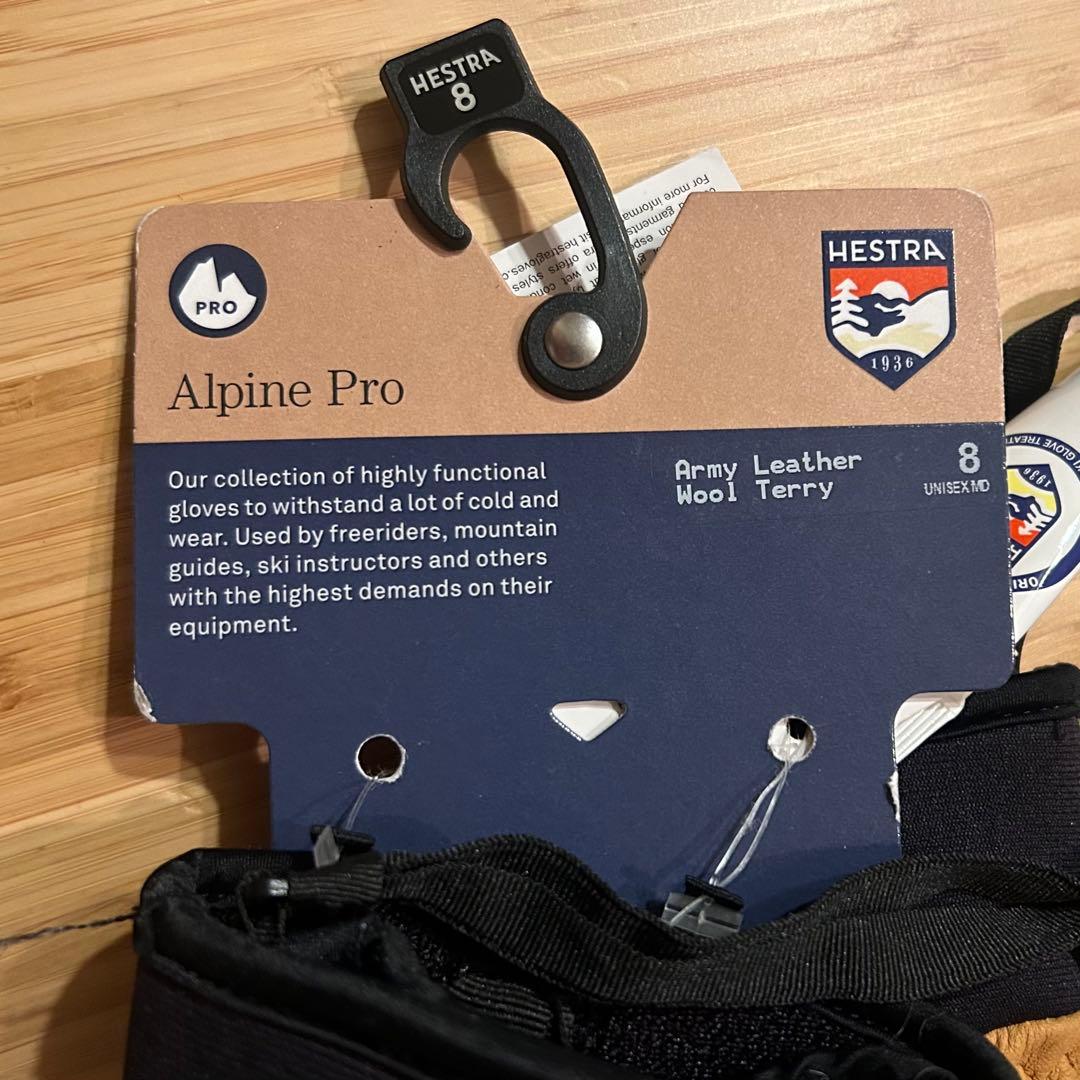 【新品】サイズ8HestraヘストラAlpine Pro30800グローブ手袋