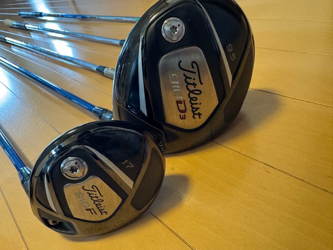 Titleist中心 ゴルフクラブ一式 パター付