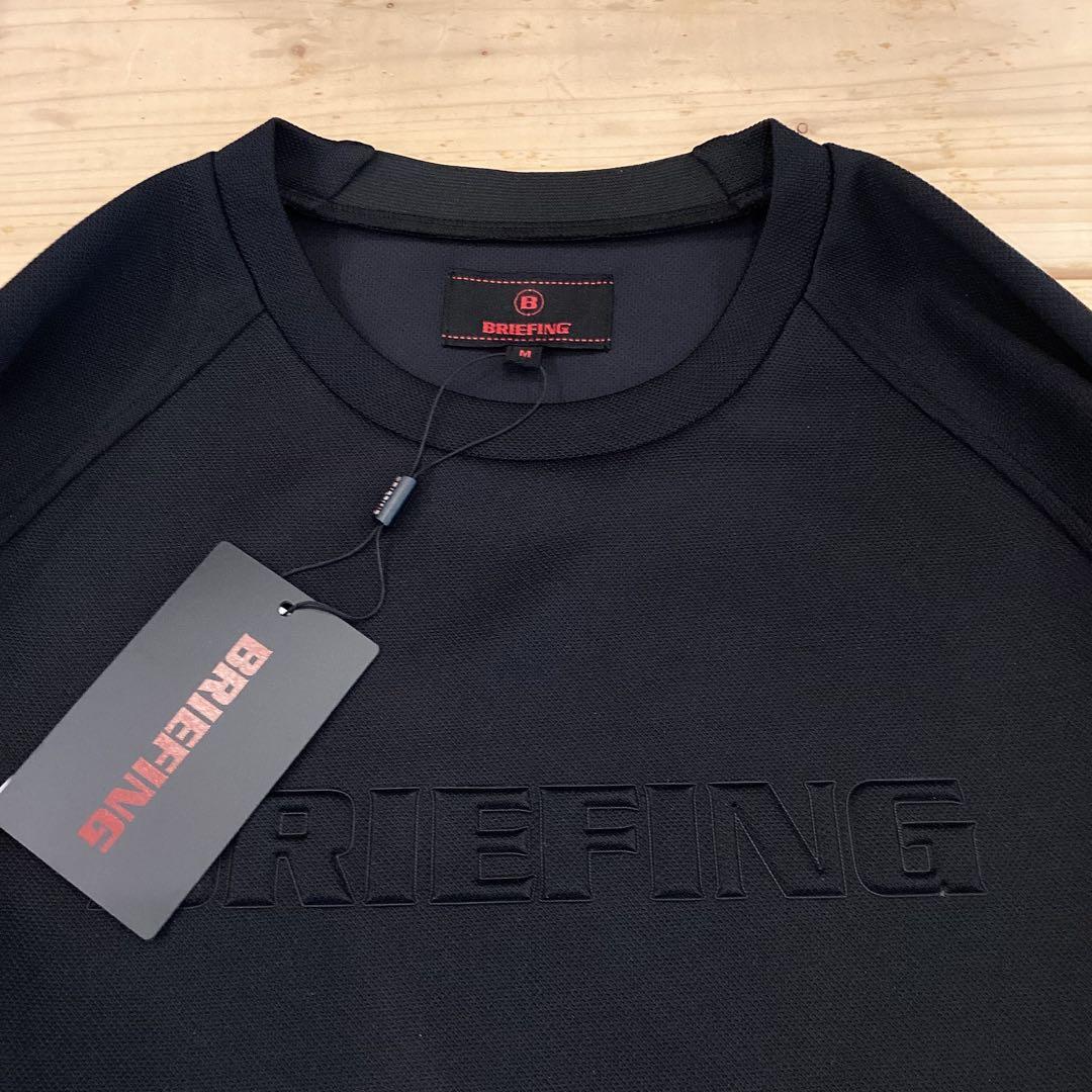 新品　BRIEFING STITCHED 3D LOGO CREWNECK M