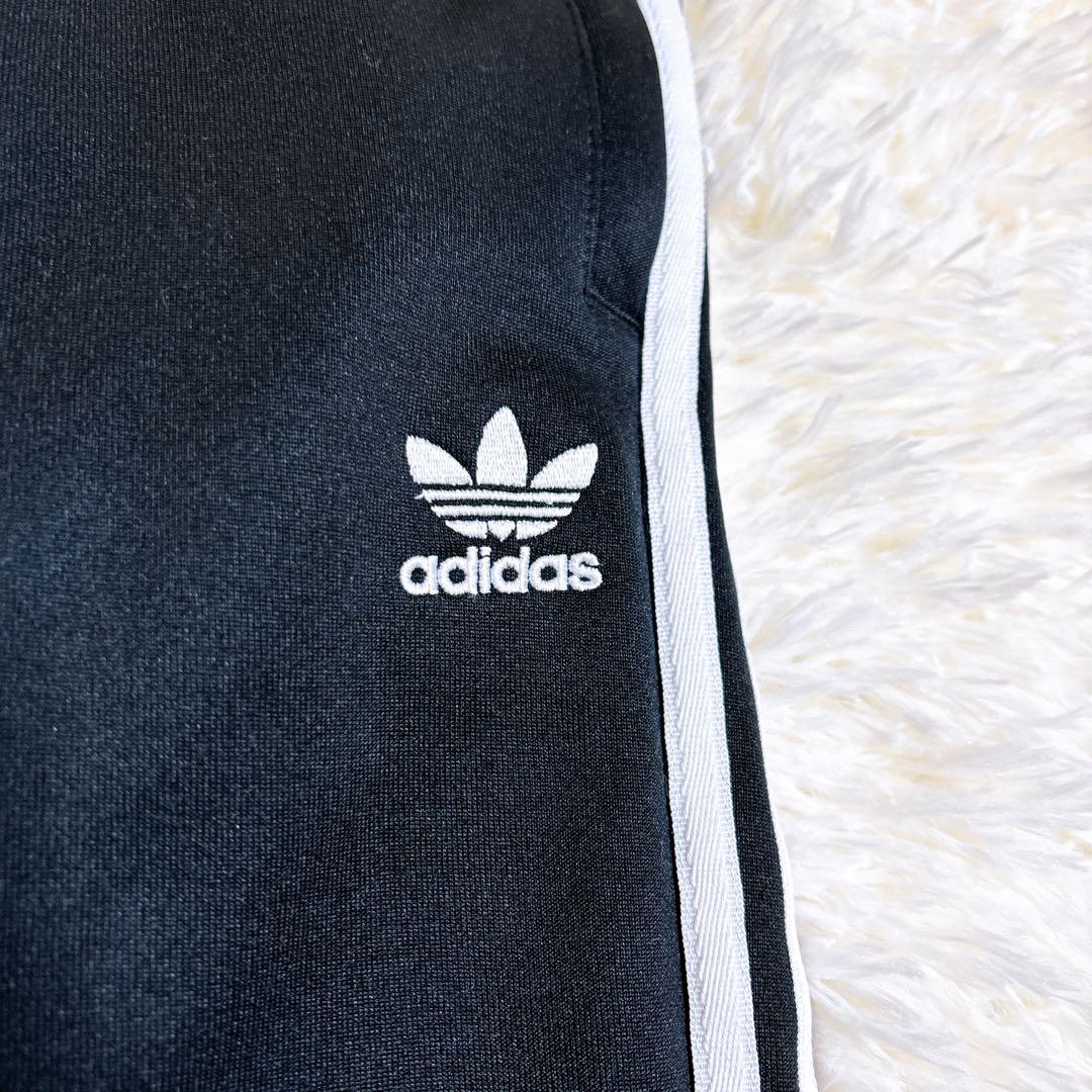 adidas ブラック ジャージ上下 セットアップ M/XS トラックジャケット