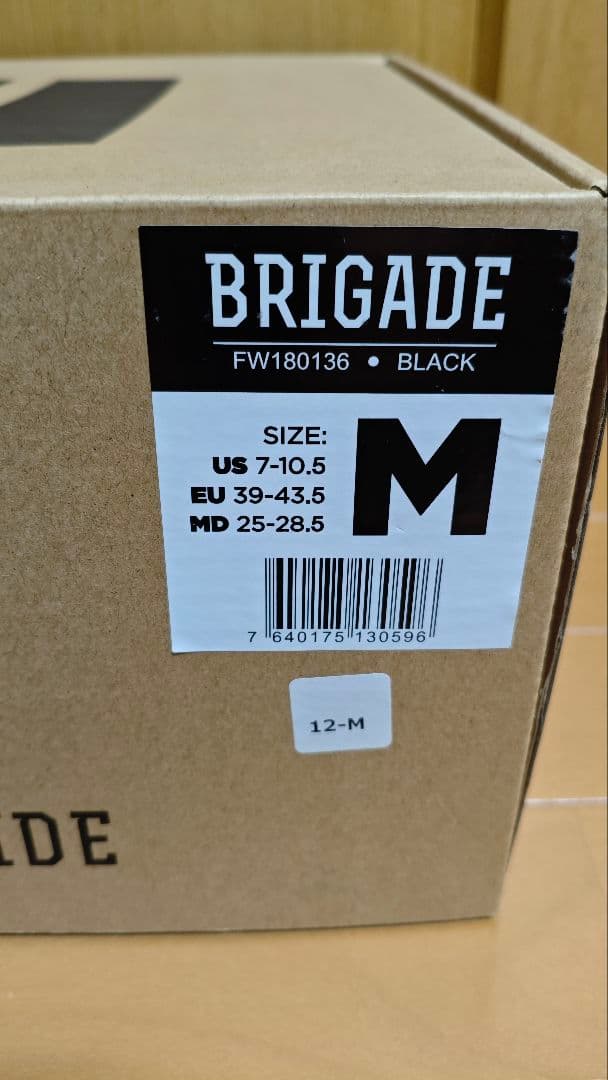 NOW BRIGADE ビンディング Mサイズ ブラック