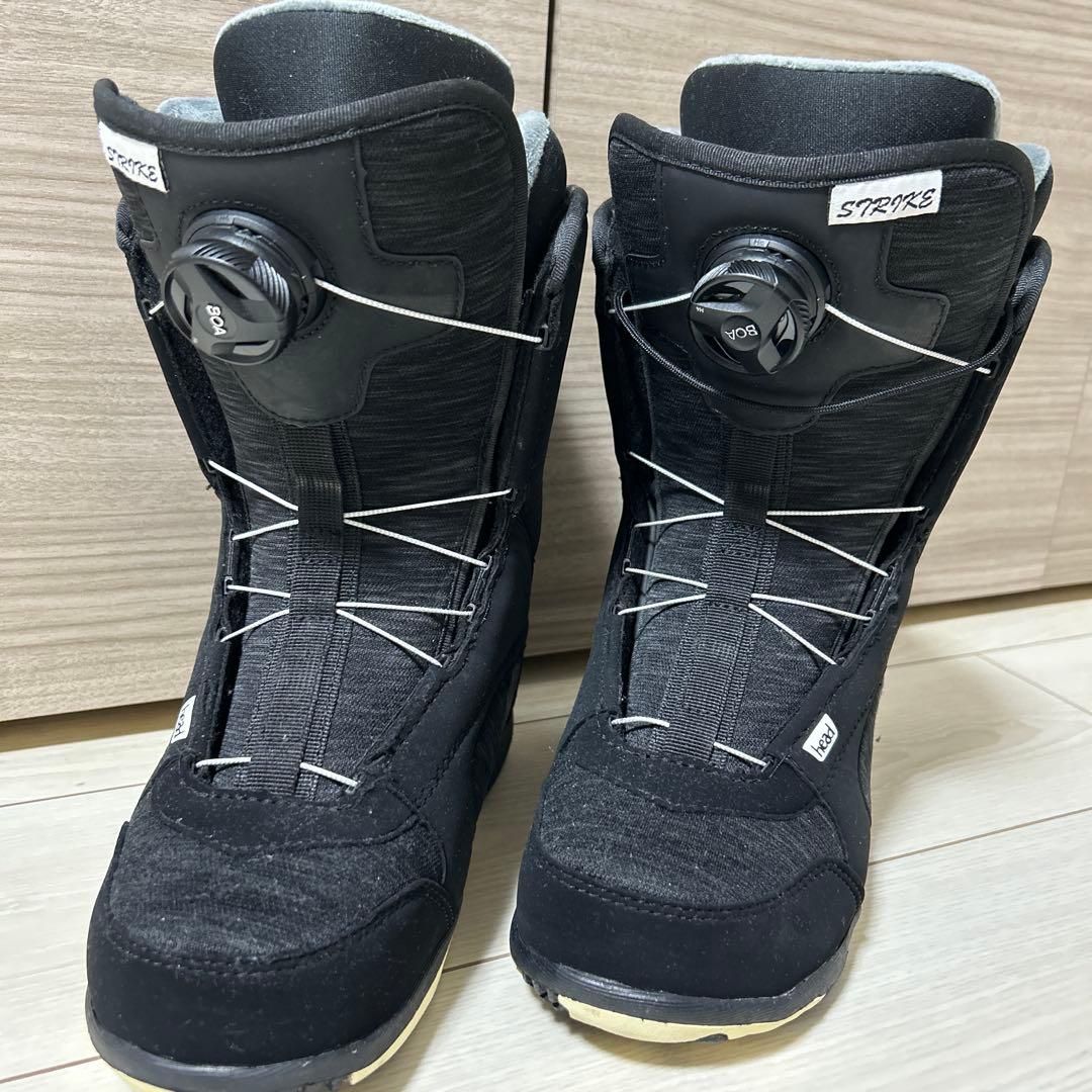 ヘッド（HEAD）スノーボードブーツ ダイヤル式 ブラック STRIKE BOA