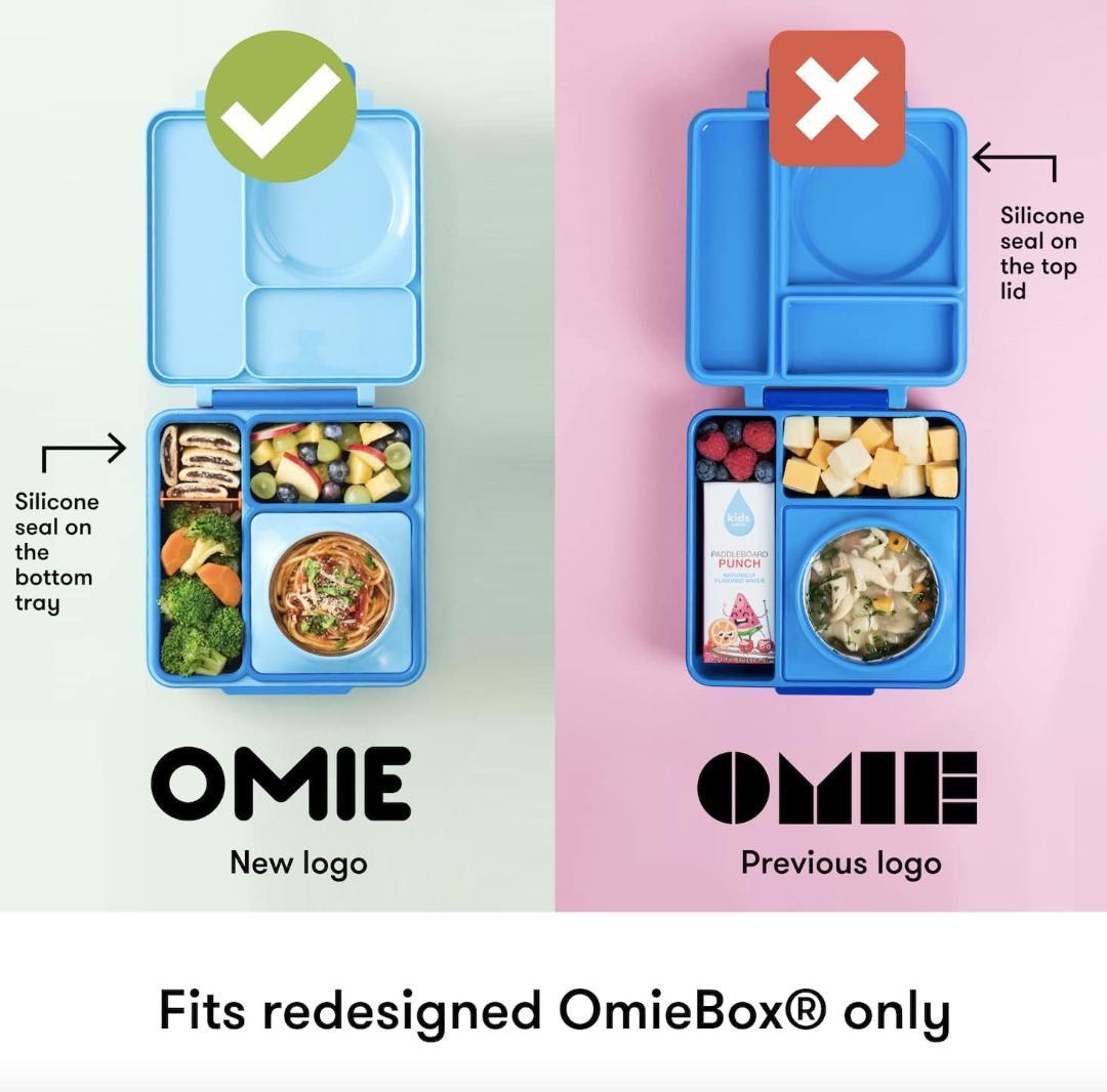 OmieBox（オミーボックス）漏れ防止ディップ容器 2パック（ブルー／ライム）