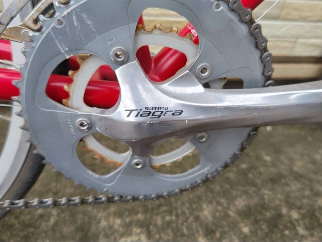 gum 引取限定 中古ラレー ロードバイク 2×10変速 520MM軽整備