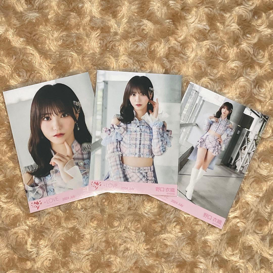 =LOVE イコラブ 生写真 9コンプリート 野口衣織 まとめ売り