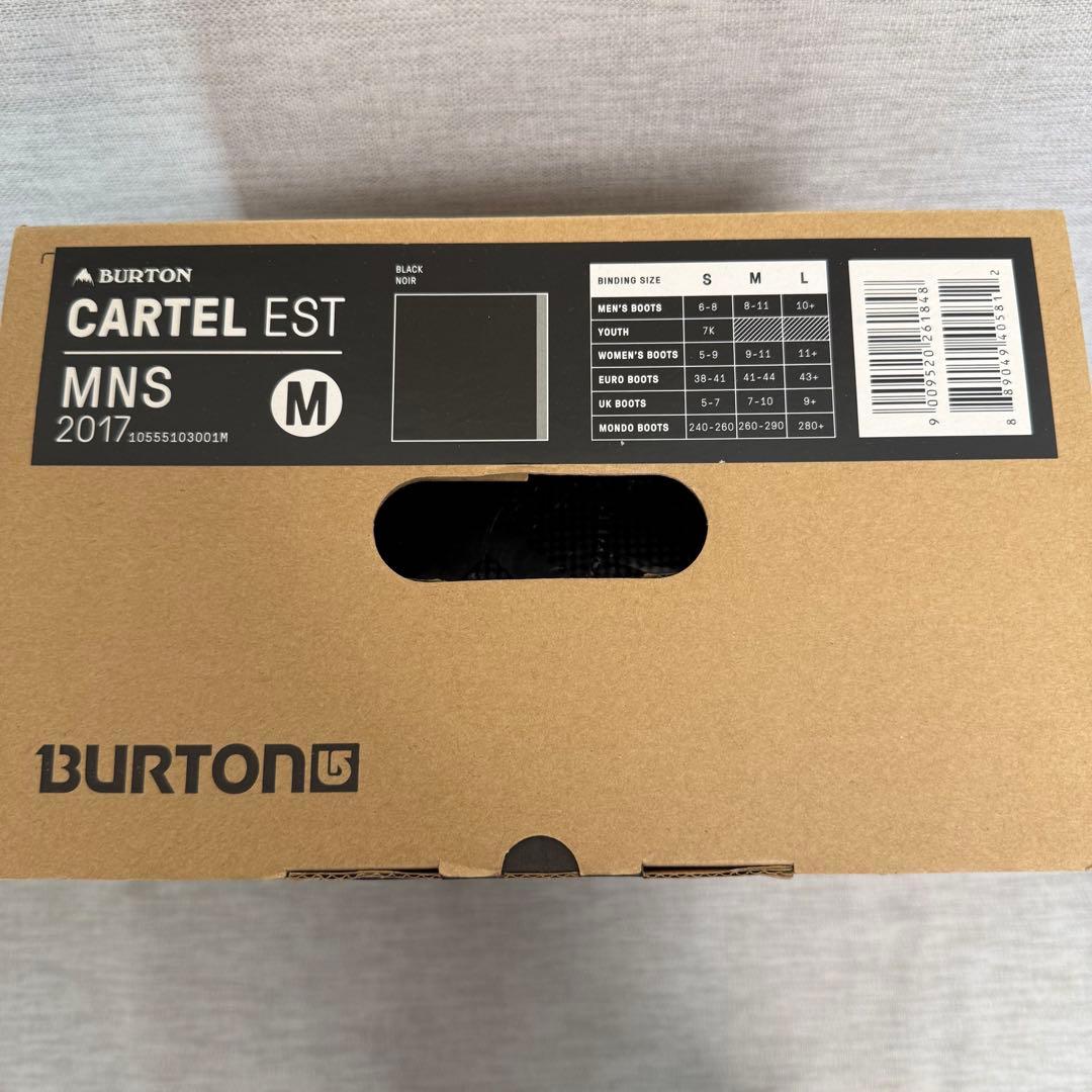 Burton Cartel EST ビンディング メンズ M バートン カーテル