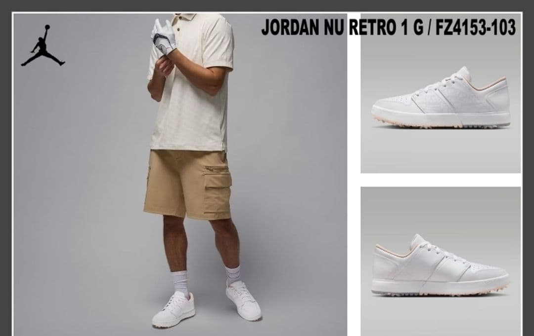 JORDAN NU RETRO 1 G / FZ4153-103 ゴルフシューズ
