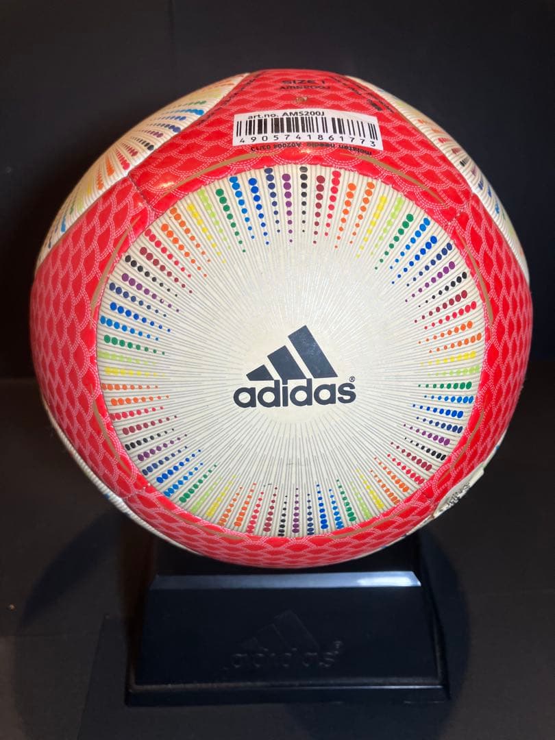 Jリーグ20周年記念 adidas製サッカーボール スタンド付き