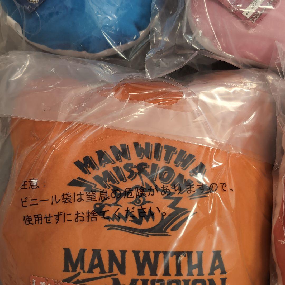 一番くじ MAN WITH A MISSION フェイスクッションコンプセット