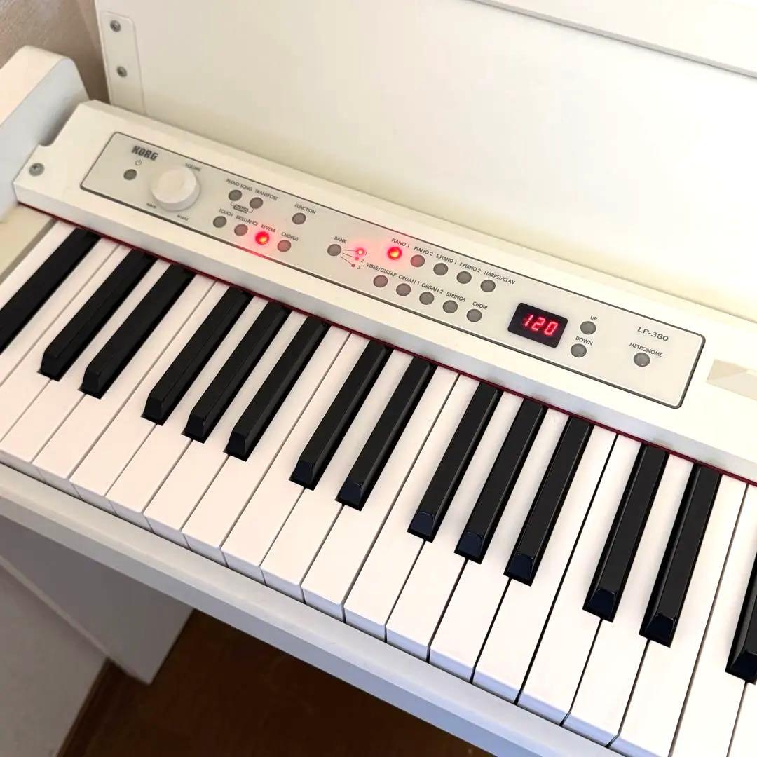 ‼️連休特価❤️都区内お届けあり　ピアノ LP-380 ホワイト 88鍵