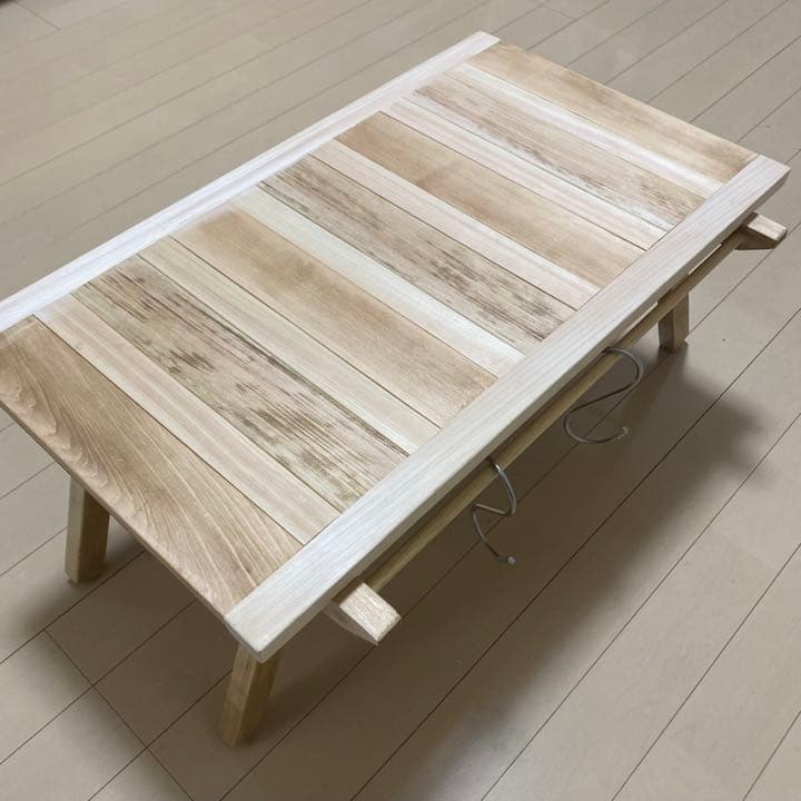 木製　折りたたみ　キャンプテーブル