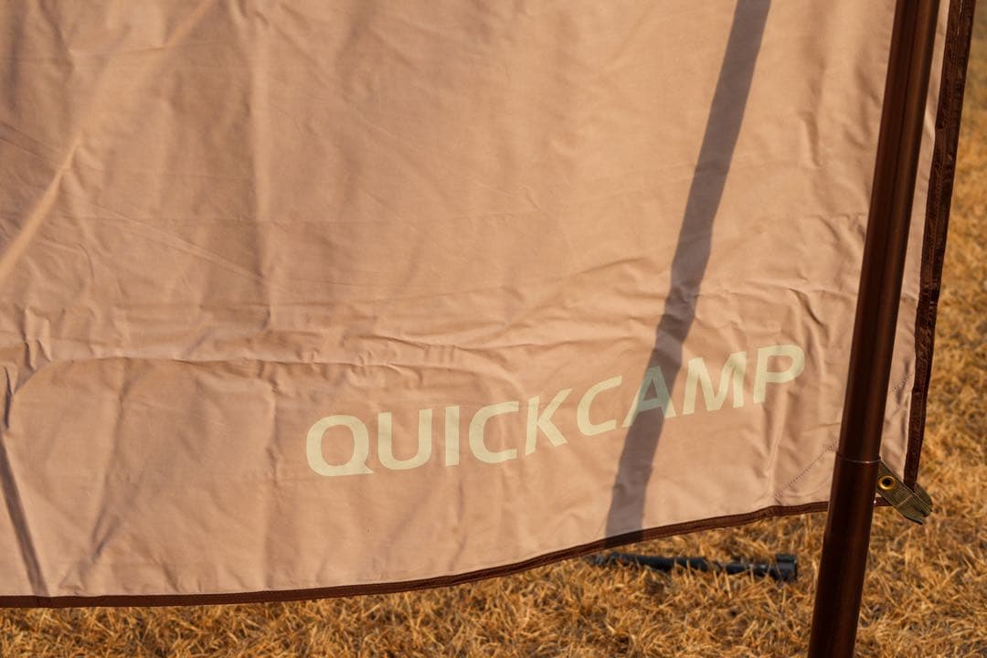 【美品】QUICKCAMP タープ QC-TCRT400 グレー