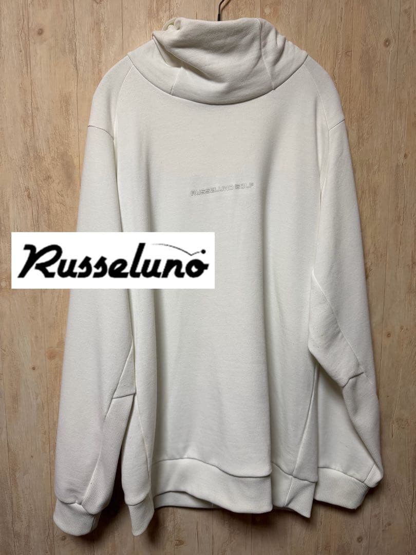 【希少サイズ6】ラッセルノ Russeluno 背面ルチャパーカー WH