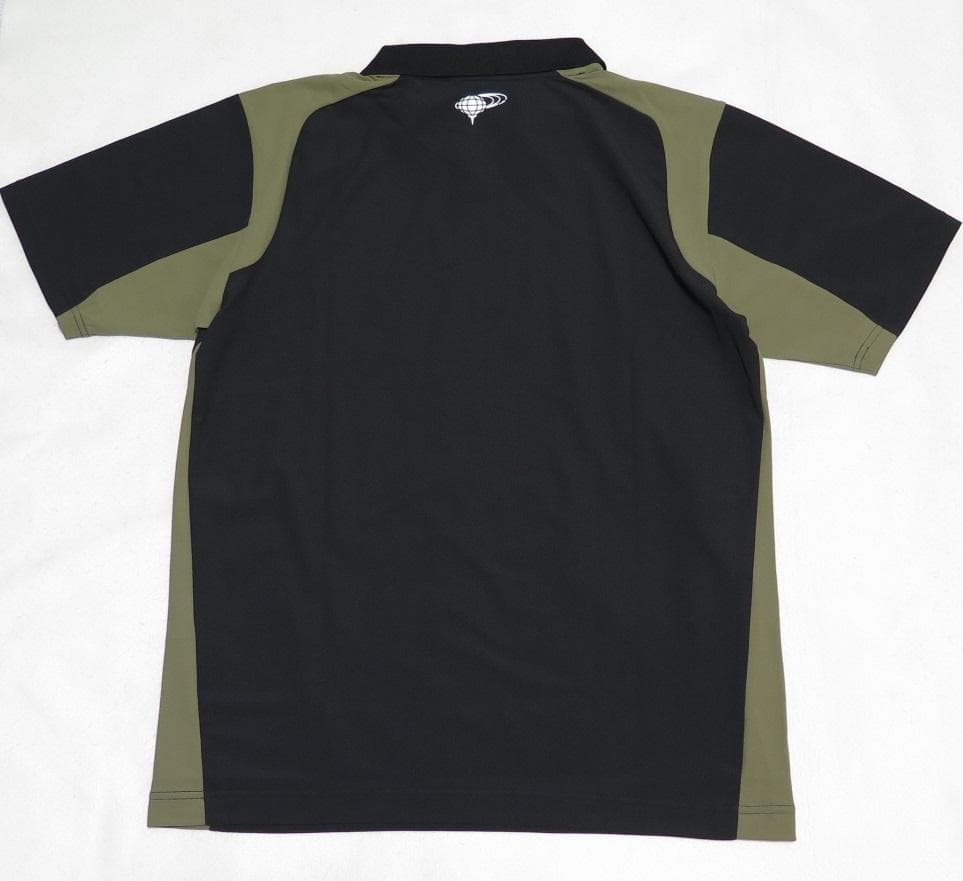 ⓂBEAMS GOLF ビームスゴルフ 襟付きVネックプルオーバーBLACK