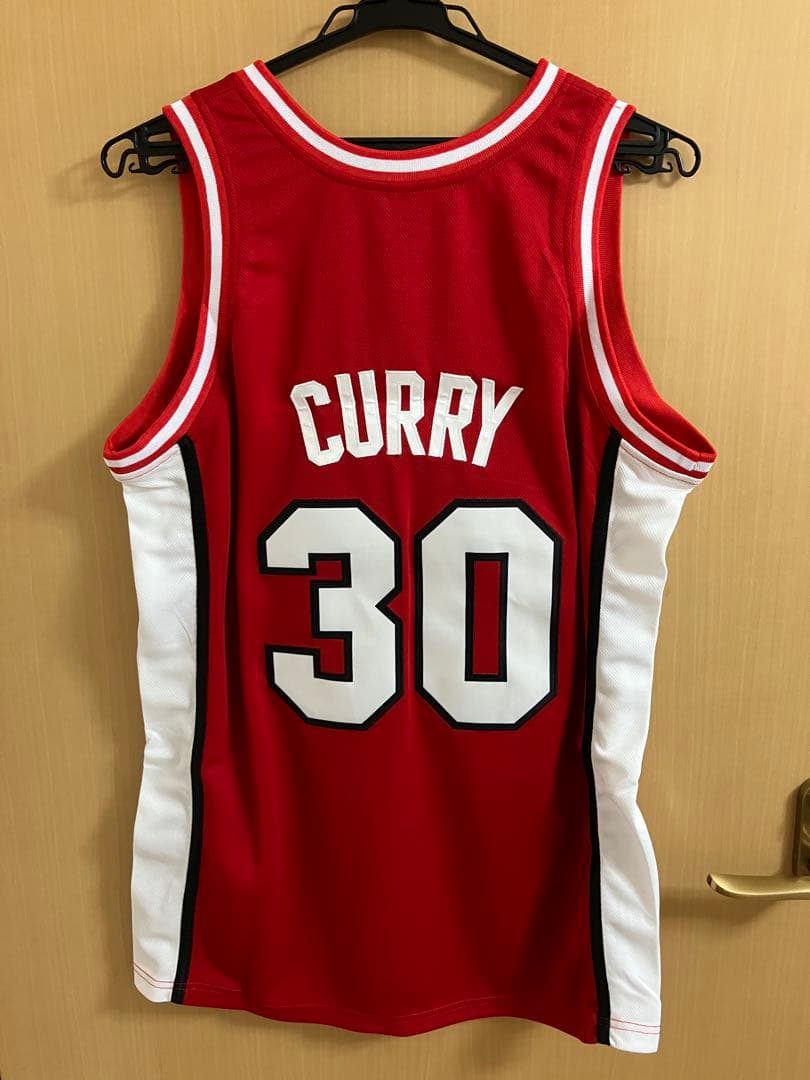 【レア物】NBA（NCAA）ユニフォーム S.CURRY（デビッドソン大）#30