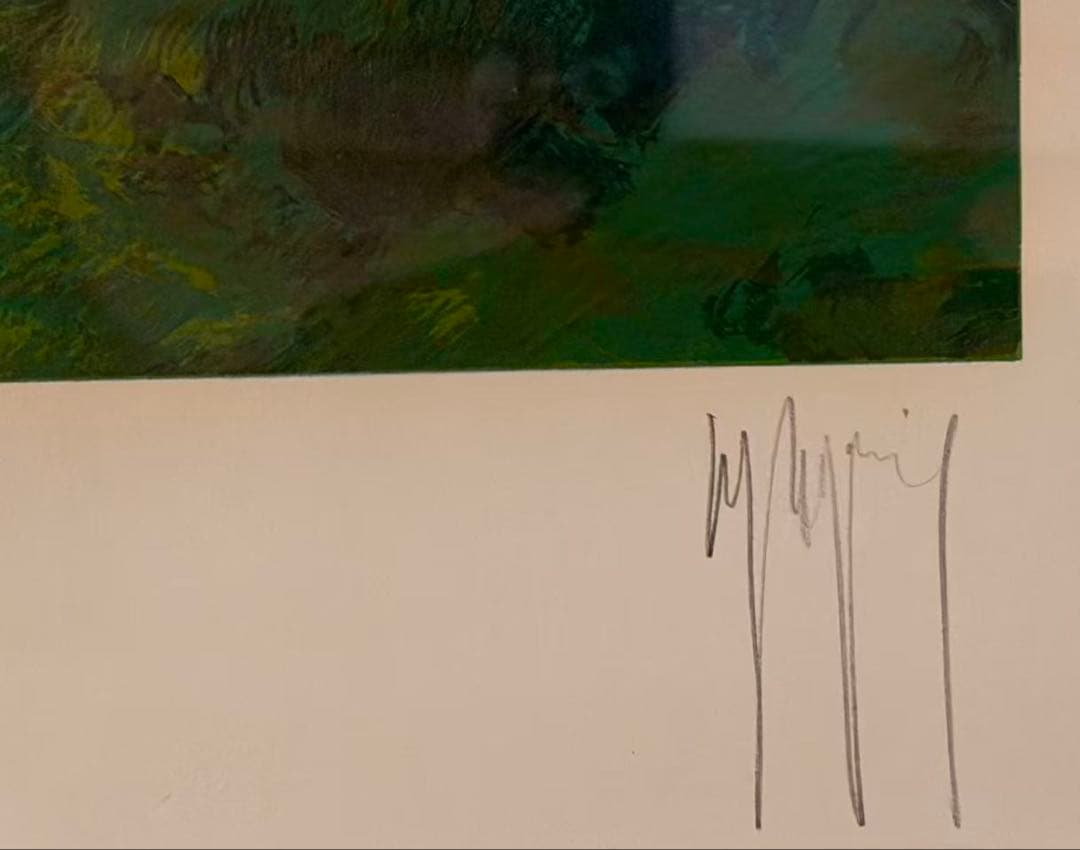 マーク・キング「ゴルフコース」版画 額装 風景画 海景 インテリア #232-2