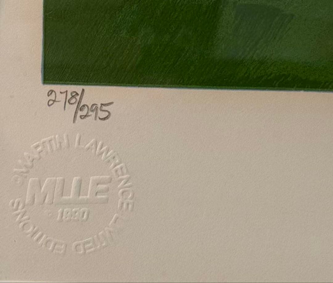マーク・キング「ゴルフコース」版画 額装 風景画 海景 インテリア #232-2