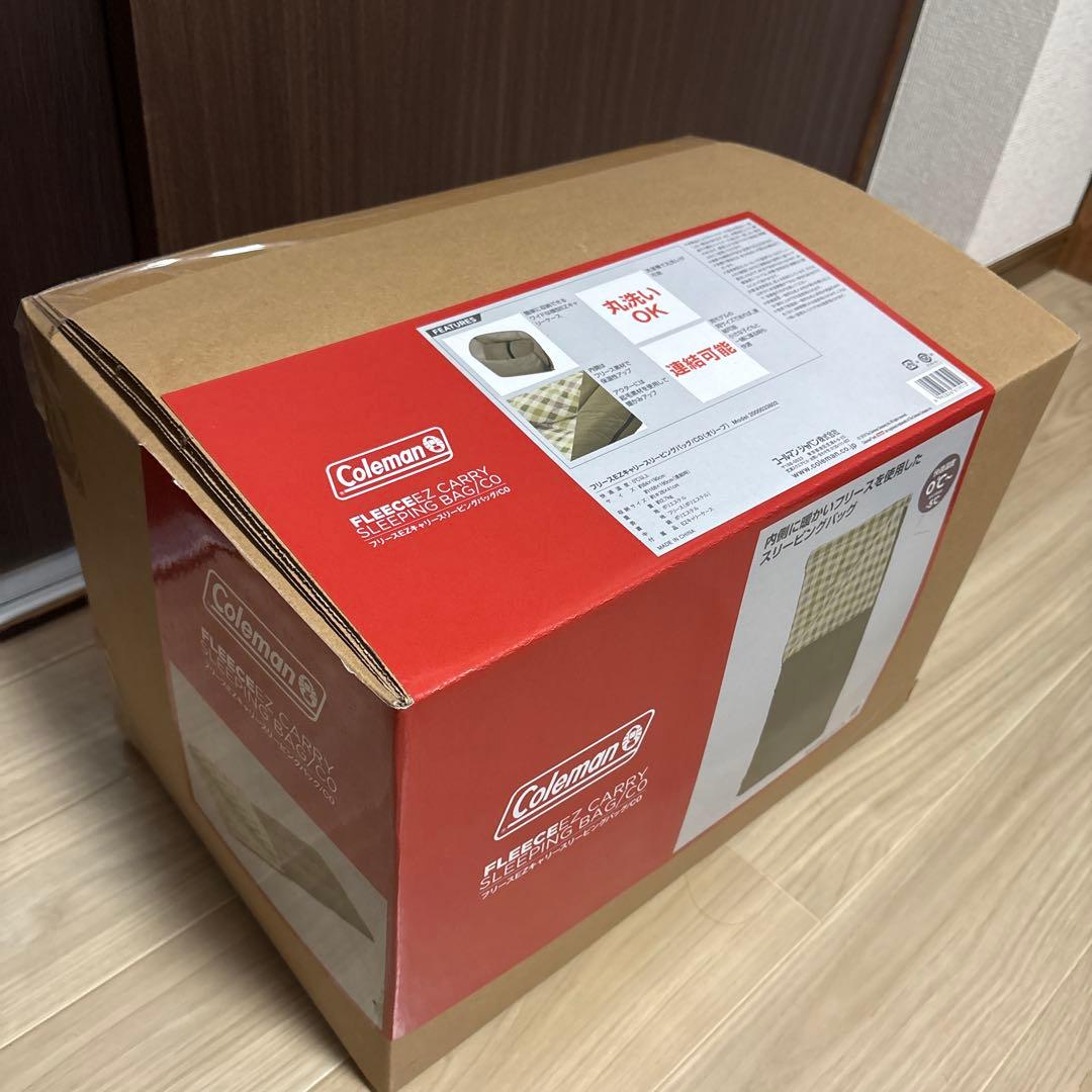 【新品】コールマン 寝袋 フリースEZ キャリースリーピングバッグ