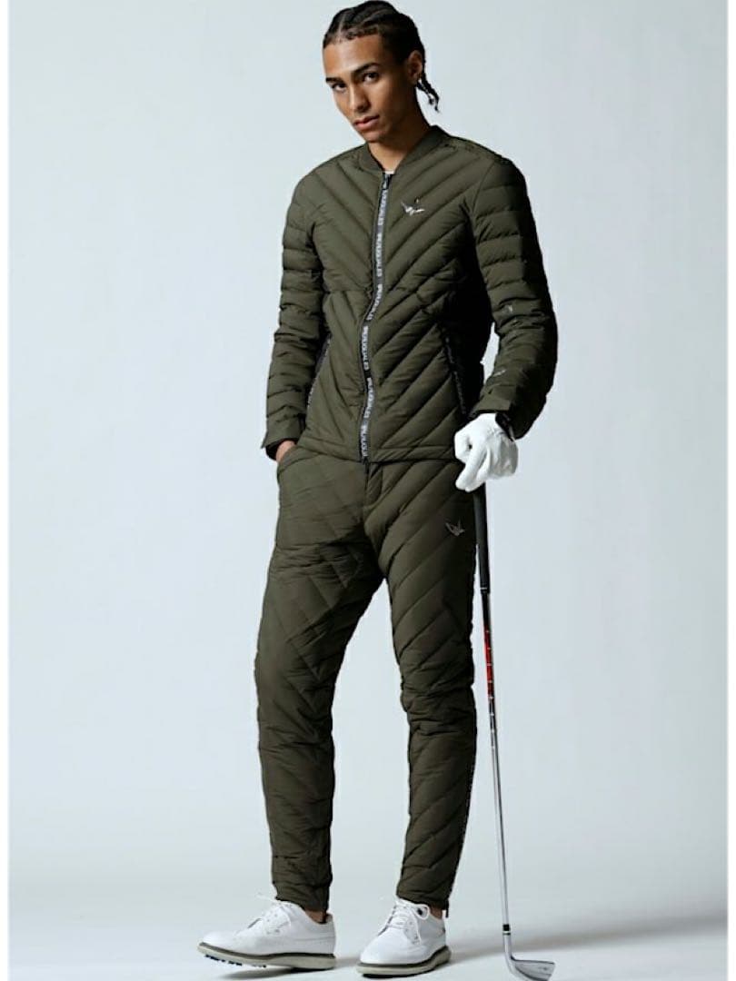 新品1PIU1UGUALE3 GOLF定価10.4万円24AW軽量ダウンパンツⅥ