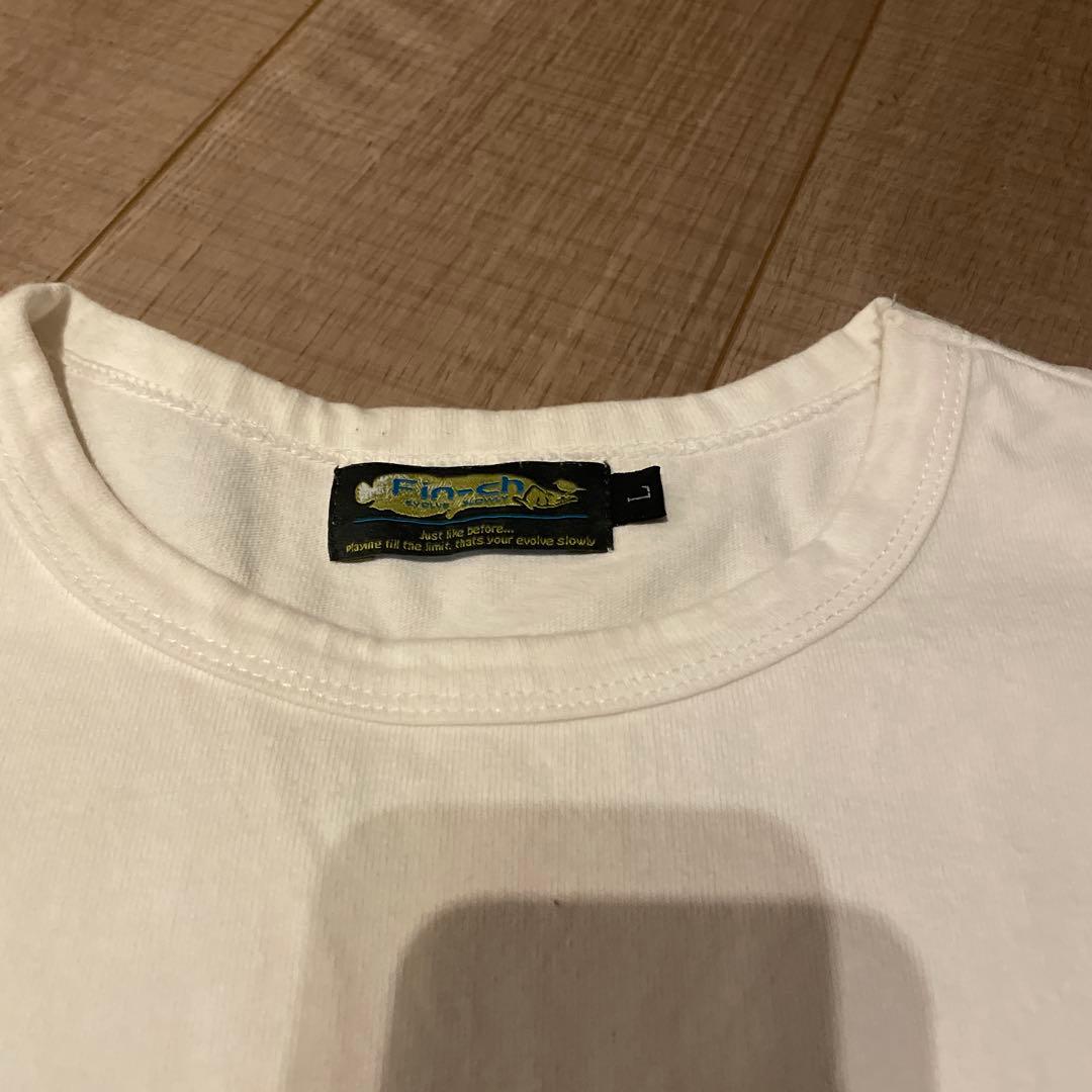 Fin-ch フィンチ　ホワイト Tシャツ Lサイズ