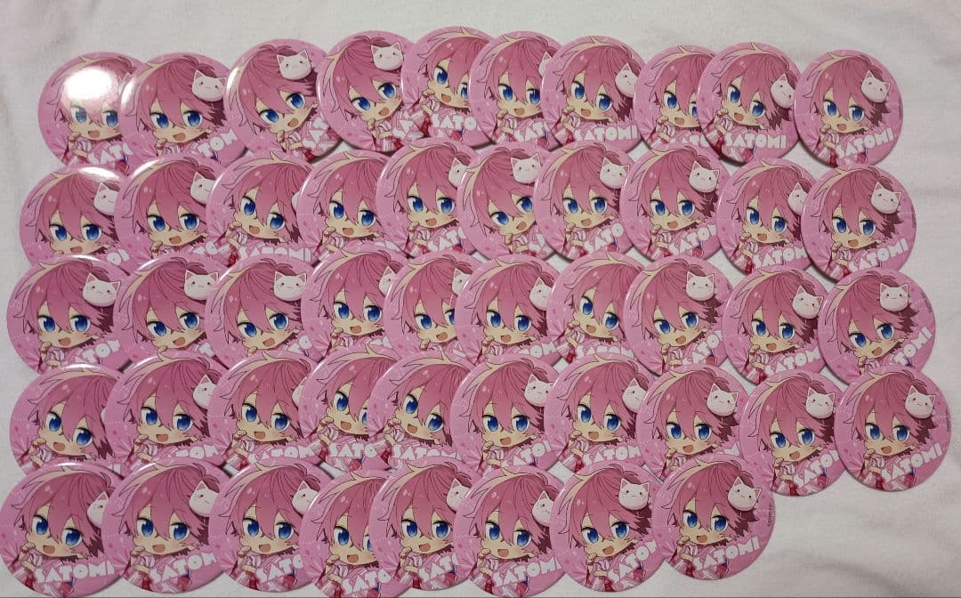 すとぷり　さとみ　缶バッチ　2022　summer デフォ