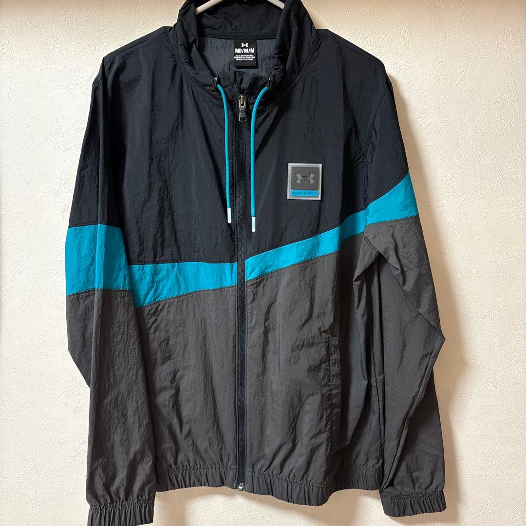 Under Armour ジャージ上下セット ブラック/ターコイズ