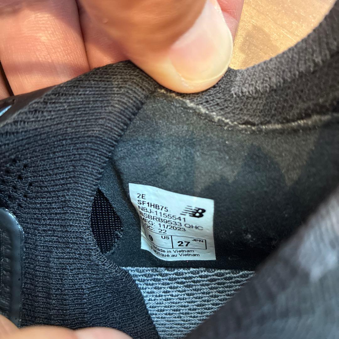 Furon ブラック サッカーシューズ