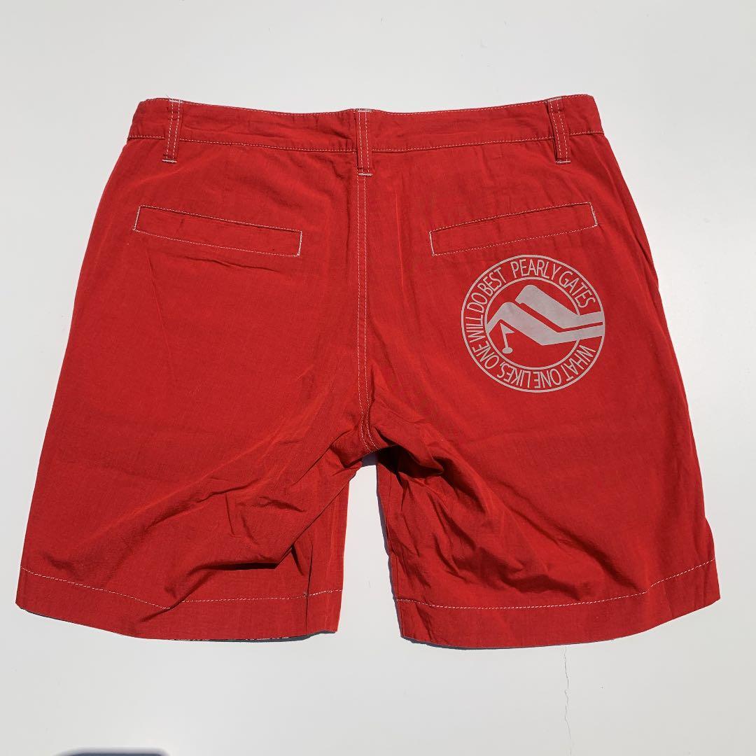 新品 パーリーゲイツ リバーシブル ハーフパンツ サイズ5 L
