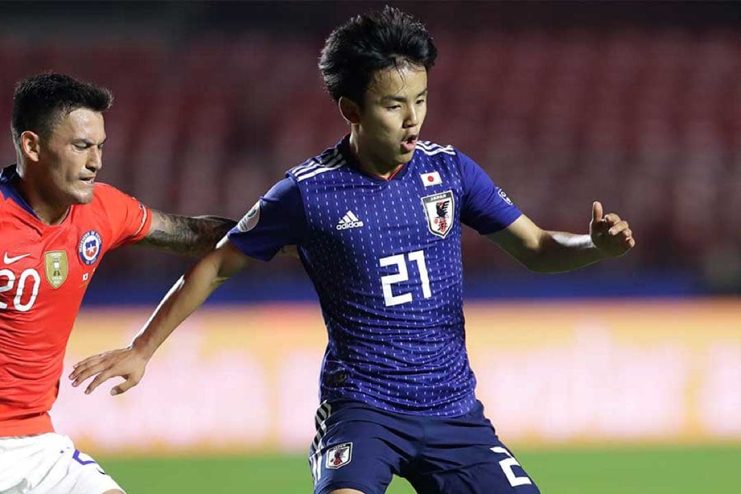 選手実使用 久保建英 日本代表 ユニフォーム 上下セット 支給