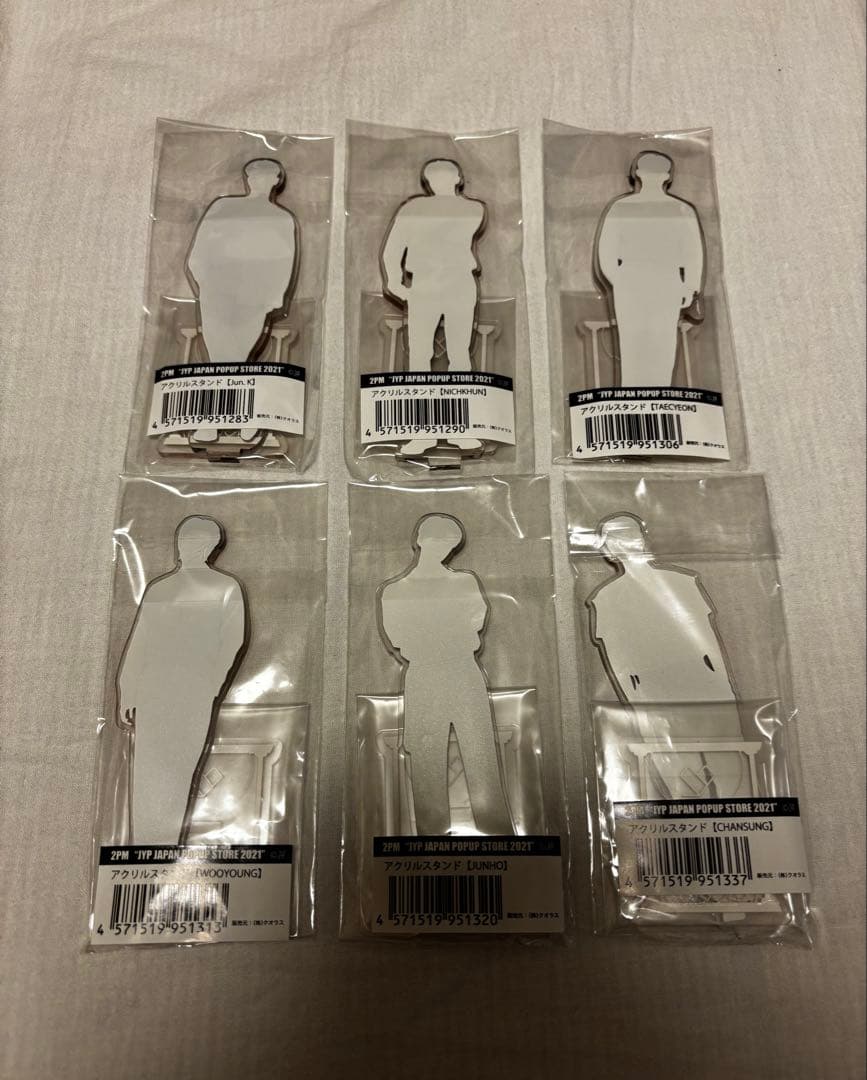 2PM JYP POP-UP store アクリルスタンド コンプリート