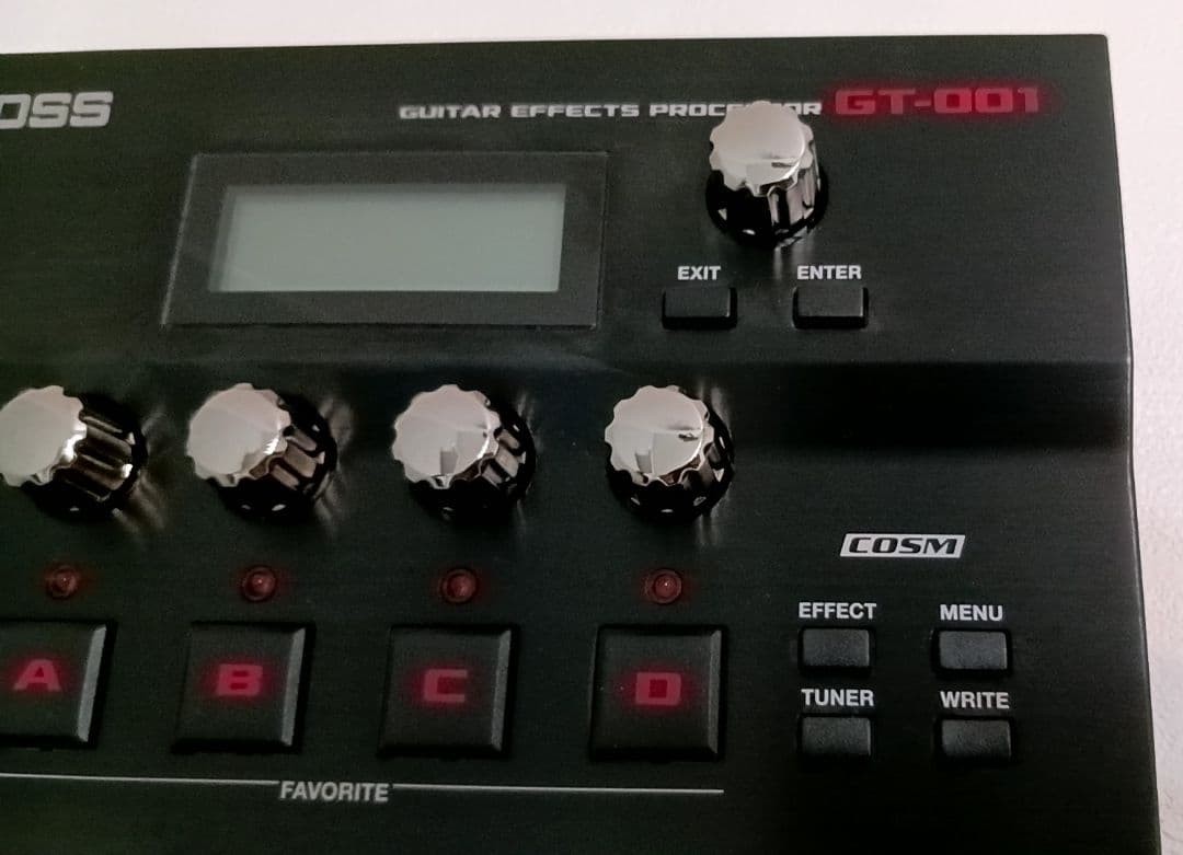 新品同様　#BOSS　GT-001　ボスエフェクター　各取り扱い説明書付属