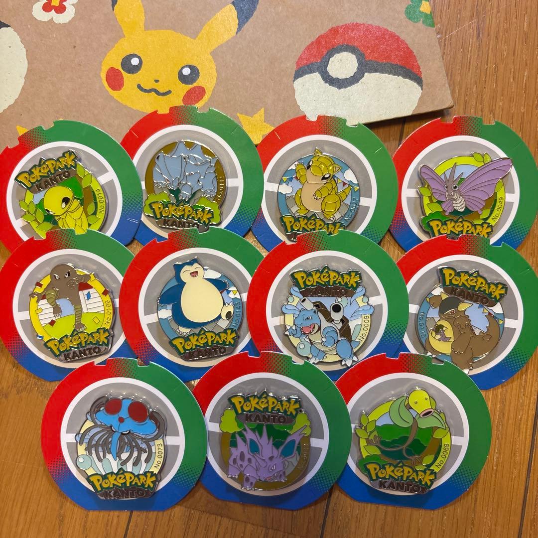 ポケパークカントー ピンズ 11点 まとめ売り