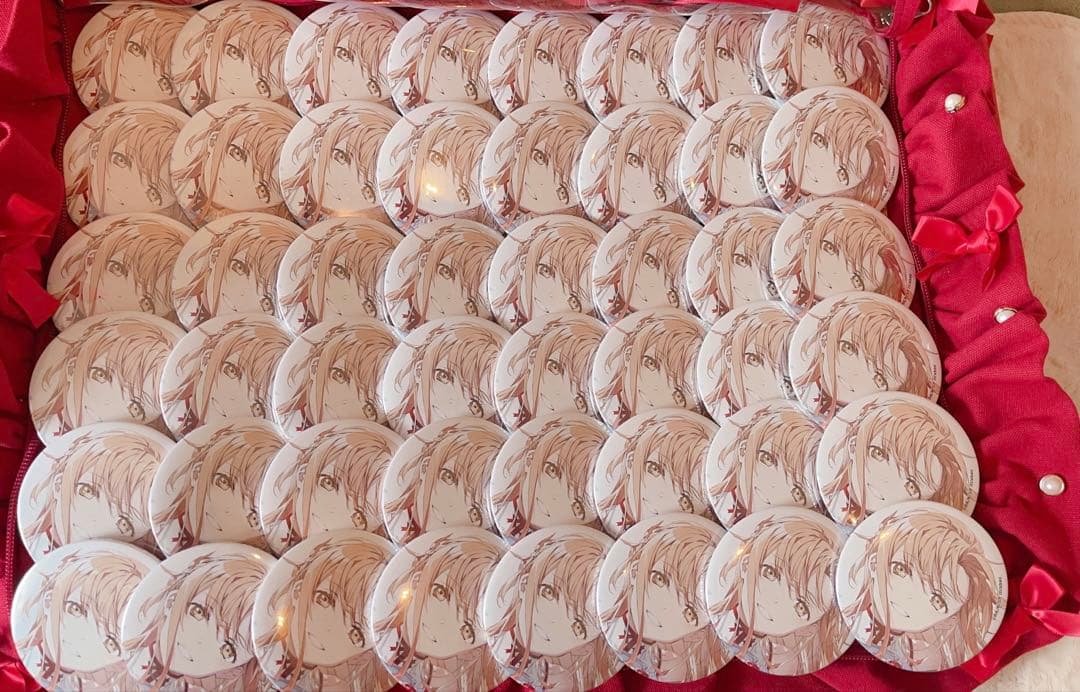 ソードアート・オンライン アスナ 痛バッグ ＋ 缶バッジ 48個セット